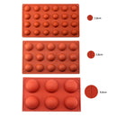 Chocolate Sphere Mold Half Ball Mold Hemisphere Shape Silicone Chocolate Cake Mousse Dessert Baking Pastry Bakeware