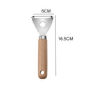 Kitchen Gadgets Wooden Handle Small Kitchenware Stainless Steel  Opener Baking Pizza Skin-Peeler Cheese Knife  Kitchenware Set