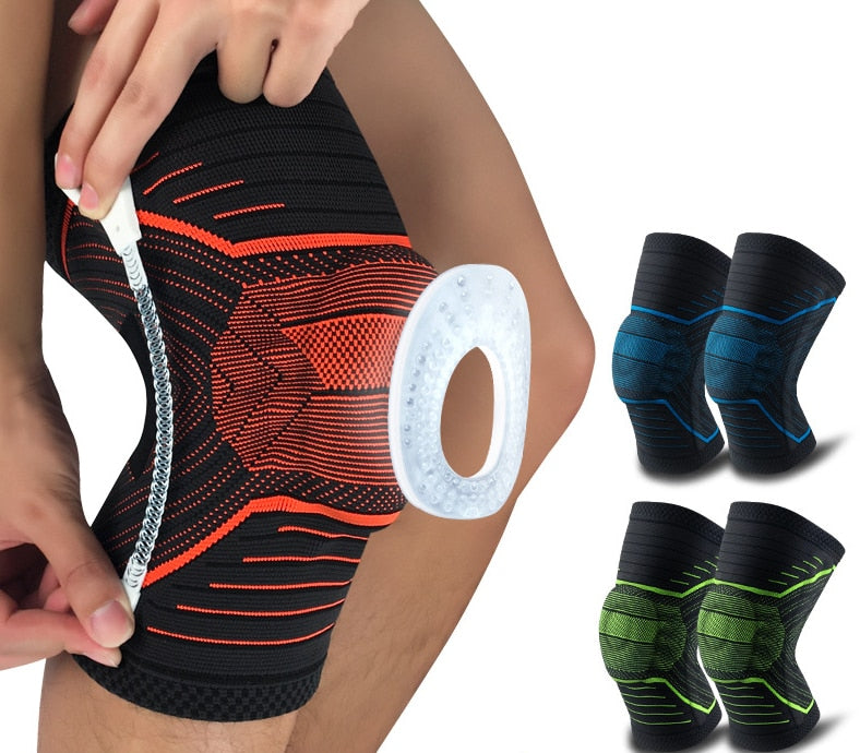 1 PCS Sports knee pad Support Running Jogging Sports Brace Volleyball Basketball Safety Guard Strap Knee Pads Cycling Kneepads