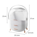 Cosmetic Storage Box Makeup Organizer Jewelry Storage Box Makeup Brush Lipstick Holder Portable Fashion Drawer Desktop Dustproof