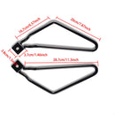 Motorcycle Black Saddle Bag Support Bars Mount Bracket For Harley Sportster 883 Iron XL883N Dyna Holder