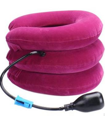 Aire inflable cuello Cervical cuello tracción Tractor soporte masaje almohada alivio del dolor relajación cuidado de la salud cuello cabeza camilla