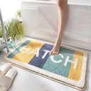 All Season Soft Non-Slip Bathroom Carpet Rainbow Print Doorway Water Absorbent Bath Mat Home Decor Floor Rug Shower Room Mats