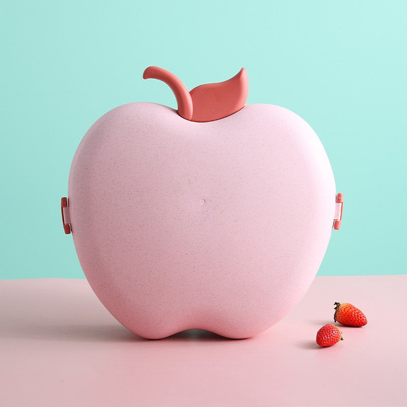 New Kawaii Strawberry Bowl Fruit Candy Storage Box With Lid Creative Modern Plastic Snack Dried Fruit Storage Box Organizer