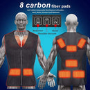 Chaqueta con calefacción para mujer, ropa con calefacción USB, chaqueta con calefacción eléctrica, almohadilla térmica para pesca y trekking, chaqueta de invierno para hombre