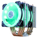 CPU Cooler High Quality 6 Heat-Pipes Dual-Tower Cooling 9cm RGB Fan LED Fan Support 3 Fans 3PIN CPU Fan For AMD And For Intel