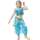 Película niñas chico verano jazmín princesa baile vestido niños Aladino Halloween fiesta actuación disfraz Top falda pantalón conjunto