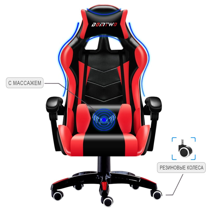 Envío gratis Silla de computadora profesional LOL Internet Cafe Silla de carreras WCG Silla de juego Silla de oficina