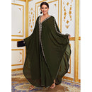 Eid Mubarek Kaftan Abaya Dubai Turquía Hijab vestido musulmán Abayas para mujeres caftán marroquí ropa islámica túnica Djelaba Femme