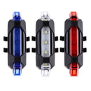 Bicycle Light Waterproof Rear Tail Light LED USB Style Rechargeable or Battery Style Bike Cycling Portable Light