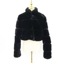 PINK JAVA QC20051 new arrival  fashion fur coat women winter warm fake fur jacket faux rabbit fur coat fur vest short jackets