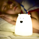 Cute Bear LED Night Light Decoracion Lampara De Noche Ddormitorio Baby Kids Bedside Lamp Silicone Touch Sensor Tap Control