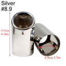 2Pcs/Set Chrome Plating Stainless Steel Car Exhaust Muffler Tip Pipes Covers for Audi A1 A3 A4 TT 2009-2015/VW Volkswagen PASSAT