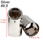 The Chrome Sentinel | 2-Pack Stainless Exhaust Muffler Tips for Audi & VW
