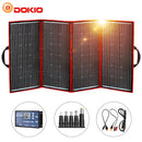 Dokio 300W 18V Flexible Foldable Solar Panel Hiqh Quality Portable Solar Panel China For Camping/Boat/RV/Travel/Home/Car