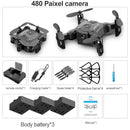 New Mini Drone V2 1080P HD Camera WiFi Fpv Air Pressure Altitude Hold Foldable Quadcopter RC Drone Kid Toy GIft
