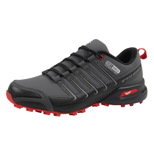 Zapatos Grand Attack para hombre, zapatillas para correr, caminar al aire libre, senderismo, senderismo, mochilero, zapatillas antideslizantes resistentes al agua