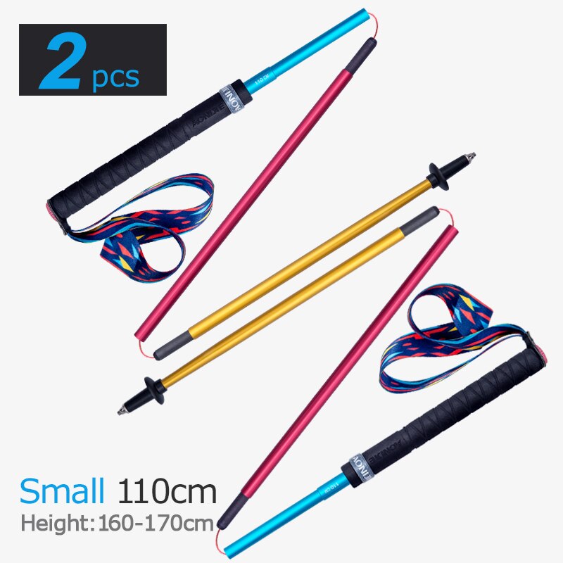 AONIJIE E4201 Z-Pole Folding Ultralight Quick Lock Trekking Poles Hiking Pole  Race Running Walking Stick Carbon Fiber