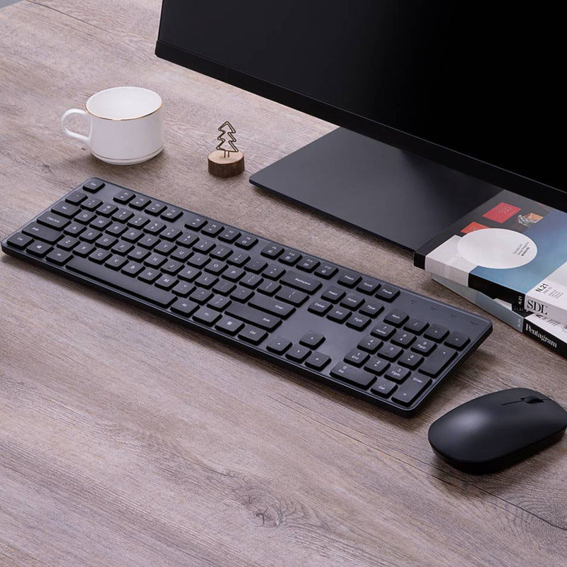 Xiaomi Kabelloses Tastatur- und Mausset 2,4 GHz tragbares Multimedia-Tastatur-Maus-Combo-Notebook-Laptop in voller Größe für das Büro zu Hause