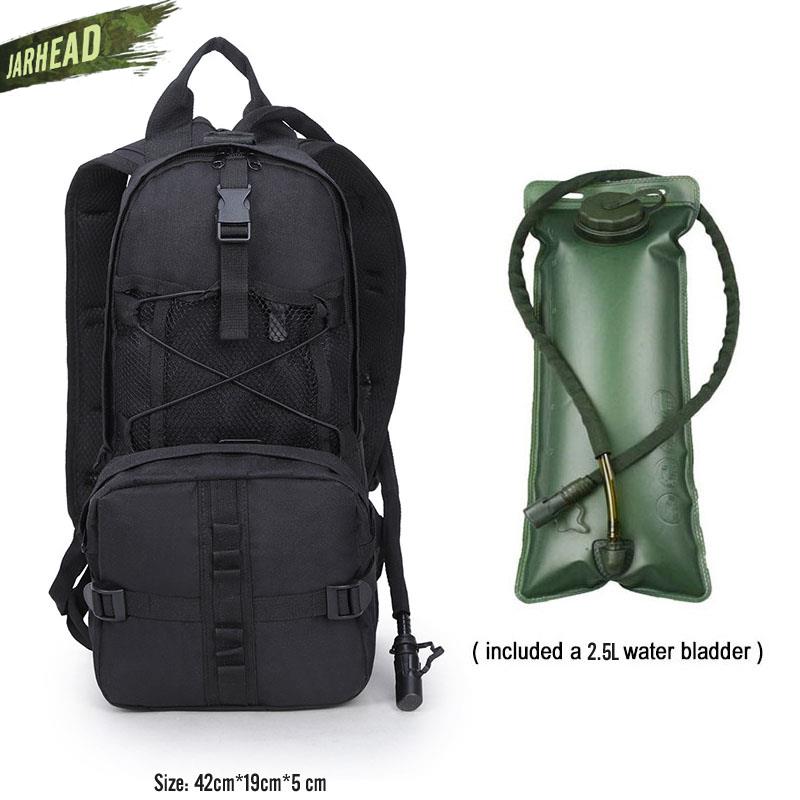 Mochila de hidratación militar Asalto táctico Senderismo al aire libre Caza Escalada Equitación Bolsa militar Ciclismo Mochila Bolsa de agua