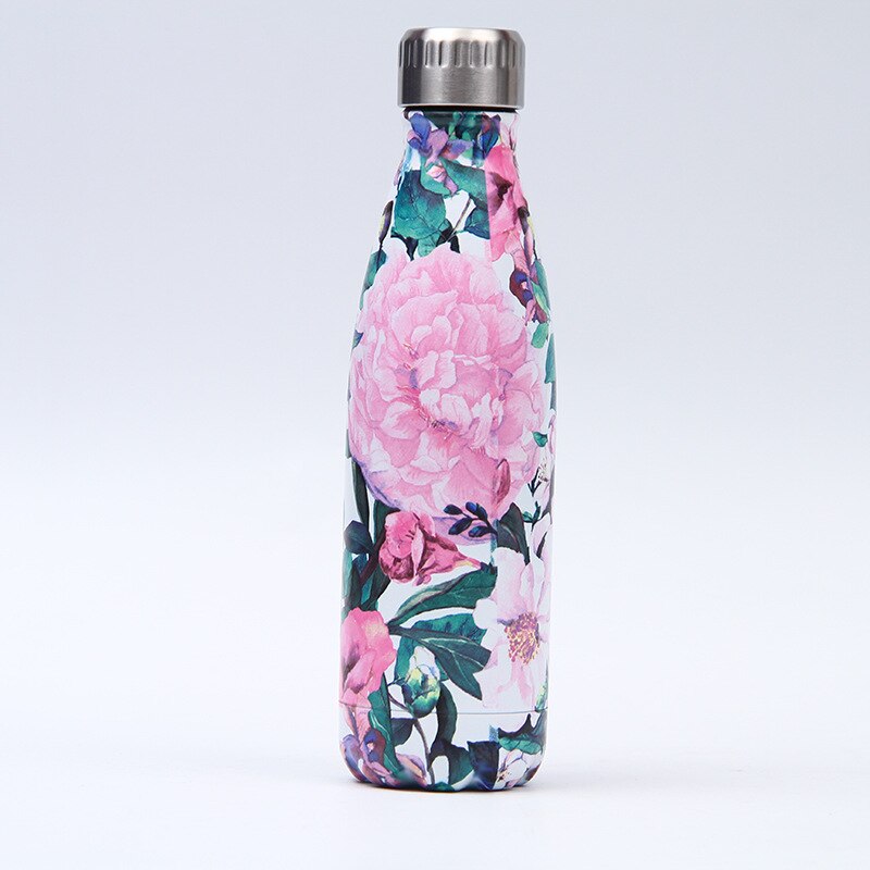 179-202 LOGO Custom Stainless Steel Water Bottle For Water Thermos Vacuum Insulated Cup DoubleWall Travel Drinkware Sports Flask