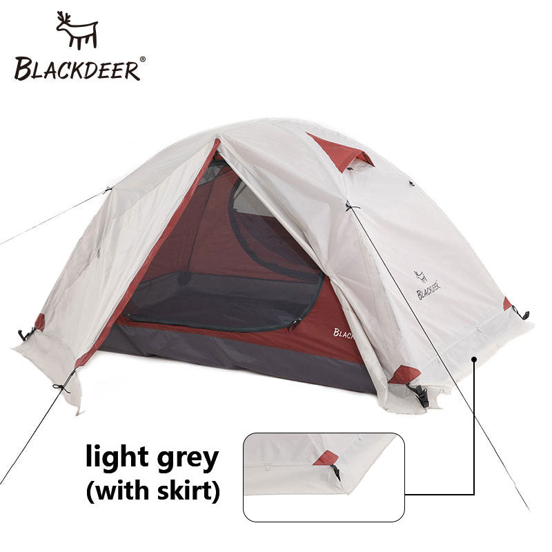 Blackdeer Archeos 2-3 personas tienda de campaña para acampar al aire libre 4 estaciones invierno falda tienda doble capa impermeable senderismo supervivencia