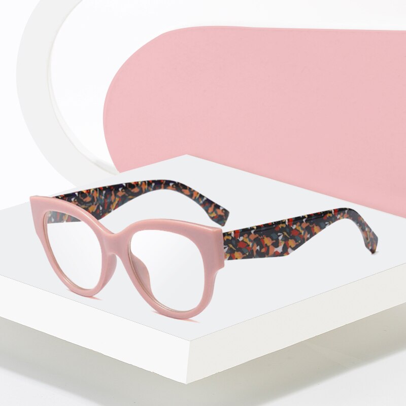 Gafas ópticas de acetato para mujer, montura de gran tamaño a la moda con borde grande, gafas para mujer, montura de gafas graduadas