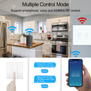 Wifi Wall Touch Switch EU No Neutral Wire Required Smart Light Switch 1 2 3 Gang 220V Tuya Smart Home Support Alexa Google Home