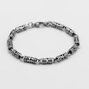 Fashion Vintage Men100% 925 Sterling Silver Bracelet Punk Hip-Hop Male Solid Pure Silve Boy 20 cm Chain Hand Catenary Jewelry