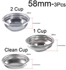 51mm 53mm 58mm 3 Angle Flat Base Coffee Tamper for Espresso Coffee Machines Press Coffee Grinder Cafe Powder Hammer