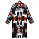 2020 Coat Women Jackets Winter Warm Long Sleeve Color Block Retro Floral Print Coat Outerwear Women&