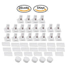 Magnetic Child Lock Children Protection Baby Safety Lock Drawer Latch Cabinet Door Lock Limiter Children Security Locks