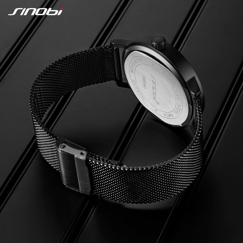 SINOBI, nuevo reloj de moda creativo, relojes deportivos para hombre, reloj de pulsera de cuarzo para hombre, reloj militar para hombre, reloj informal del ejército Masculino