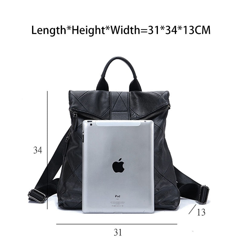 Leder Anti-Diebstahl Frauen Rucksack Outdoor Reisetasche Große Kapazität Mädchen Schultasche Täglich Rucksack Mochila Feminina Sac A Dos