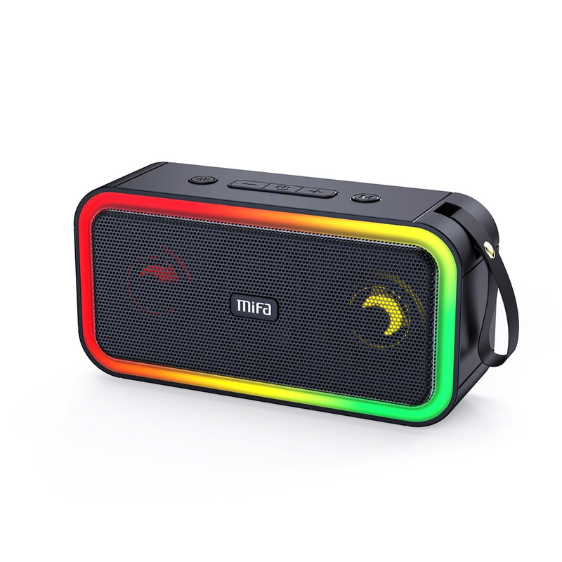 mifa F60 Bluetooth-Lautsprecher mit 40 W Ausgangsleistung und Klasse-D-Verstärker Hervorragende Bassleistung Hifi-Lautsprecher, IPX7 wasserdicht