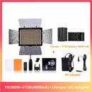 YONGNUO YN300 III YN-300 lIl 3200k-5500K CRI95 Camera Photo LED Video Light Photography lights with NP-F550 Battery &amp; Charger