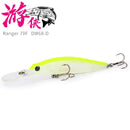 TSURINOYA Minnow flotante DW68 70F señuelo de pesca 70mm 5,2g Ranger profesión señuelo duro Jerkbait Crankbaits Swimbait Wobblers cebo