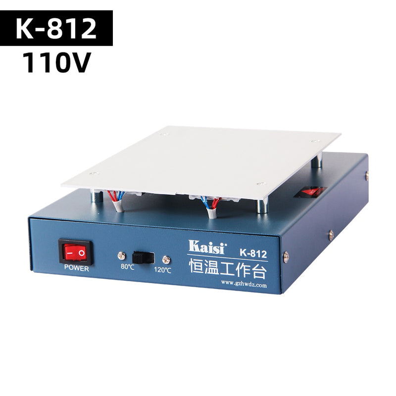 Kaisi LCD Screen Separator Heating Platform 110/220V Glass Removal Smooth Plate Screen Separator Lcd Repair Machine