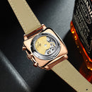 2022AILANG famous brand watch montre automatique luxe chronograph Square Large Dial Watch Hollow Waterproof mens fashion watches