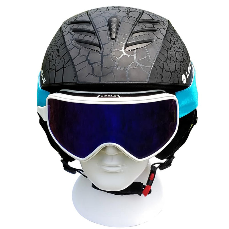 LOCLE Professional Skiing Helmet ABS+EPS CE Certification Ski Helmet Snow Skating Snowboard Skateboard Helmet Size 55-61cm