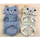 Cute Dog Clothes For Small Dog Cotton Clothing Coat Hoodies For Chihuahua Pets Dogs Warm Clothes Pajamas Love Bear Costume 30S1