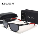 OLEY Aluminum Magnesium Men Sunglasses Polarized Coating Mirror Sun Glasses oculos Male Eyewear Accessories For Men Y7144
