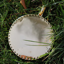 D&amp;Z New 3D Custom Photo Pendant Big Size Solid Back 4mm Width Stones Side Hip Hop Jewelry Personalized Cubic Zircon Chains Gift