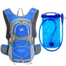 15L Outdoor Sports Cycling Camping Backpack Hiking Running Bike Riding Hydration Water Bag Pack Bladder Knapsack with Helmet Net