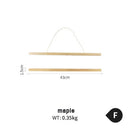 Nordic Hanging Wood Poster Calendar Hanger Frame Bread Fruit Posters Prints Wall Pictures for Home Living Room Kitchen Wall Art