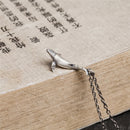 MKENDN Ocean Style 100% Plata de Ley 925 52HZ ballena colgante collar para hombres mujeres amor joyería regalo