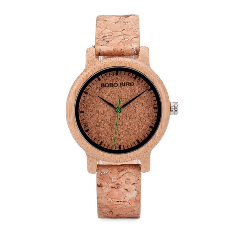 Pareja de relojes BOBO BIRD Hombres Mujeres Reloj de bambú universal en liquidación Reloj de pulsera de cuarzo de cuero de madera часы женские Gran regalo