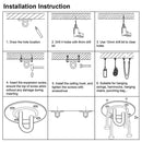 304 stainless steel Mount Anchor Bracket Hook Wall /Ceiling Mount Bracket Yoga Swing Hammock Hooks for Gym Boxing Training