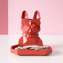 2020 New home storage box Dog cat modern figurine Candy Fruit key Desktop home decor storage container Home Office Storage box