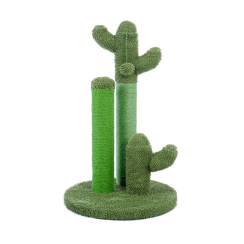 Dropshipping Adequate Cactus Cat Scratching Post with Sisal Rope Cat Scratcher Cactus for Young and Adult Cats climbing frame